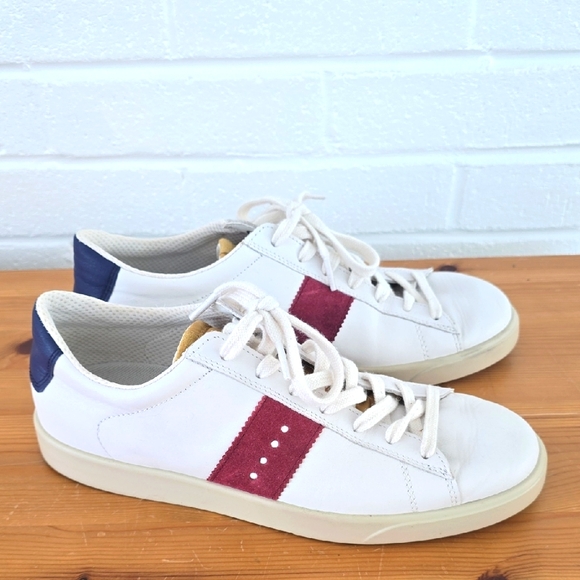 ECCO Street Lite Retro Sneakers Leather Size 10-10.5